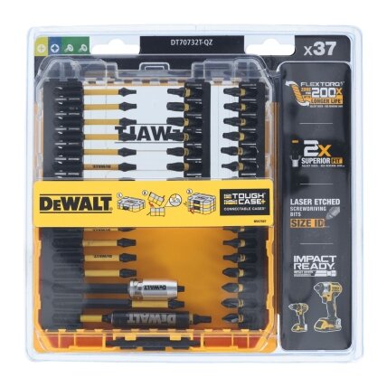 DeWalt Smūginių antgalių rinkinys Flextorq, DeWALT, 37 vnt. 4 DeWalt Smūginių antgalių rinkinys Flextorq, DeWALT, 37 vnt. 4