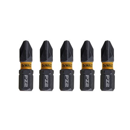 DeWalt Sukimo antgaliukai FLEXTORQ PZ2, 25 mm, DeWALT, 5 vnt. 2 DeWalt Sukimo antgaliukai FLEXTORQ PZ2, 25 mm, DeWALT, 5 vnt. 2