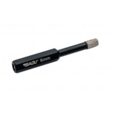 Deimantinis grąžtas SADU 6mm HEX Deimantinis grąžtas SADU 6mm HEX