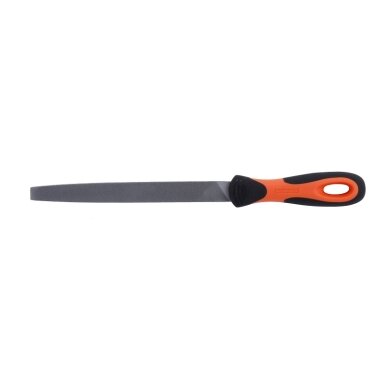 Dildė metalui Bahco ERGO™, stačiakampė smailėjanti 8" 200mm, vidutinio stambumo