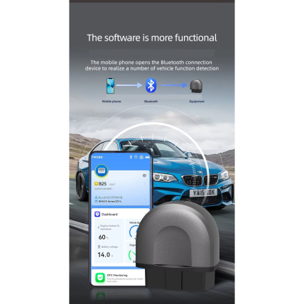 Diagnostikos įranga automobiliui OBD2 Bluetooth B25 4 Diagnostikos įranga automobiliui OBD2 Bluetooth B25 4