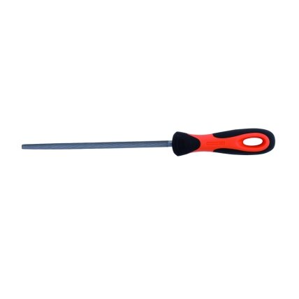 Dildė metalui Bahco ERGO™, apvali 8" 200mm, stambi Dildė metalui Bahco ERGO™, apvali 8" 200mm, stambi