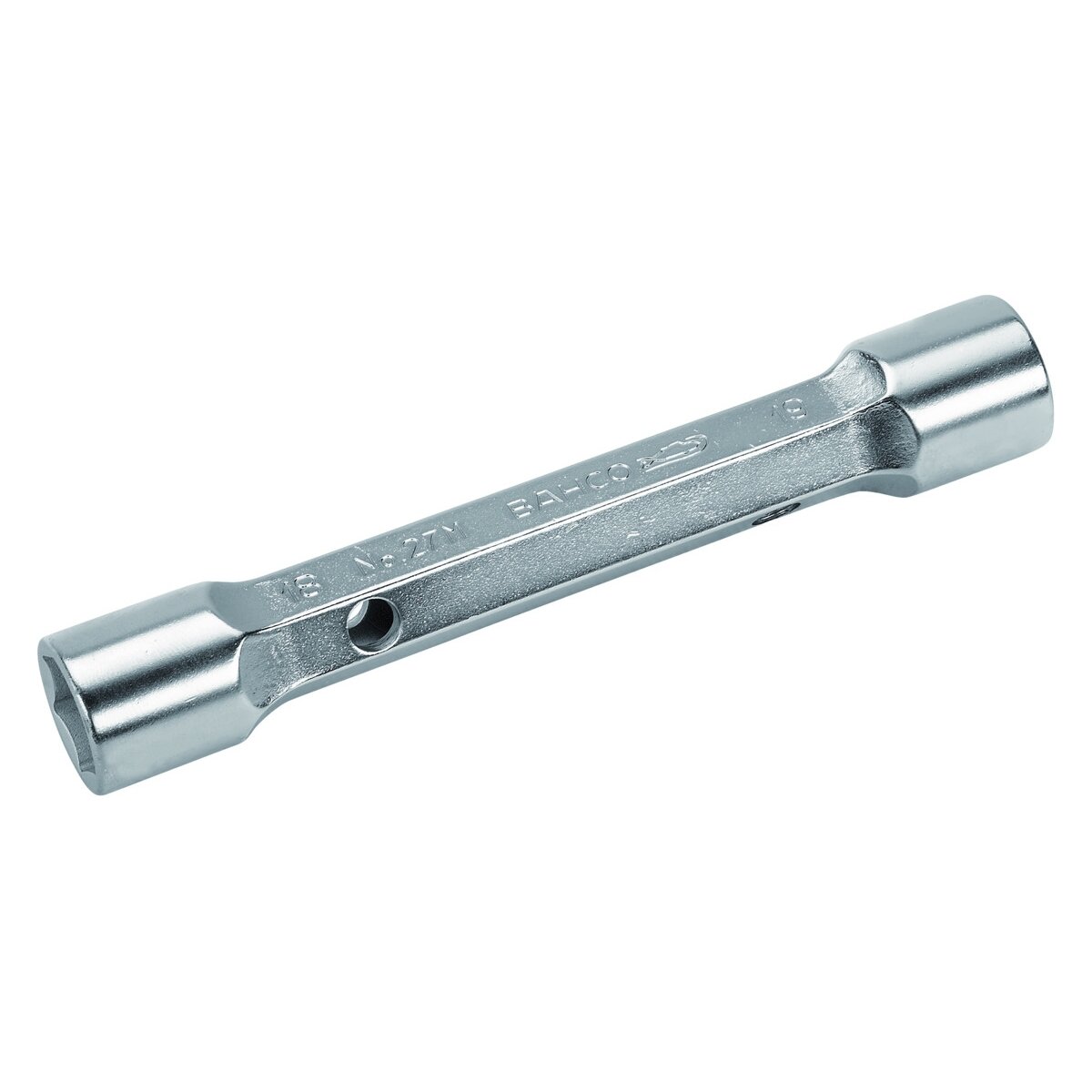 Double head tubular socket wrench 27M 24x26mm