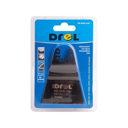Drel Daugiafunkcinio įrankio geležtė metalui Bi-Metal 65 mm. 1 Drel Daugiafunkcinio įrankio geležtė metalui Bi-Metal 65 mm. 1