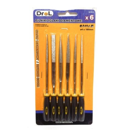 Drel Deimantinės dildės 160 mm, 6 vnt. Drel Deimantinės dildės 160 mm, 6 vnt.