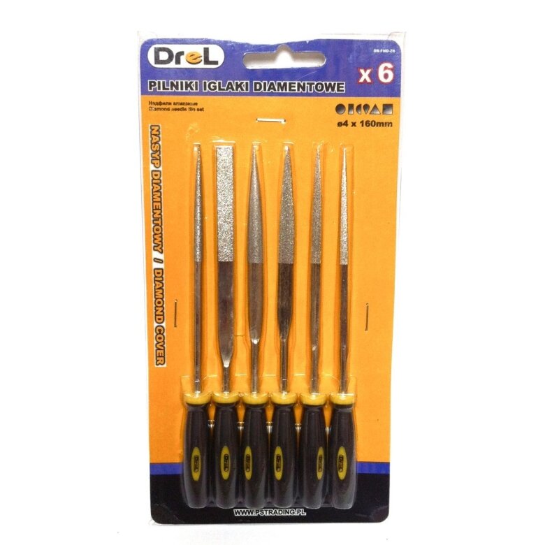 Drel Deimantinės dildės 160 mm, 6 vnt. Drel Deimantinės dildės 160 mm, 6 vnt.