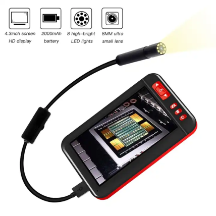 Endoskopas su LCD Ø 8mm, 5m 2 Endoskopas su LCD Ø 8mm, 5m 2