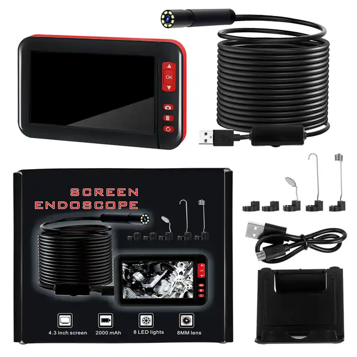 Endoskopas su LCD Ø 8mm, 5m 5 Endoskopas su LCD Ø 8mm, 5m 5