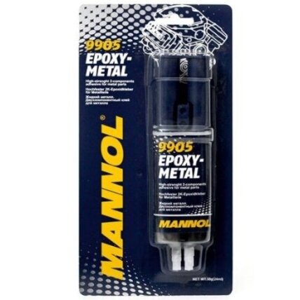 Epoksidiniai klijai metalui MANNOL 30g Epoksidiniai klijai metalui MANNOL 30g