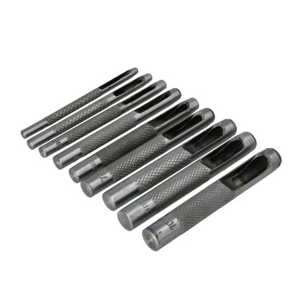 FASTER TOOLS Skylių pramušėjų rinkinys, FASTER TOOLS, 9 vnt. FASTER TOOLS Skylių pramušėjų rinkinys, FASTER TOOLS, 9 vnt.