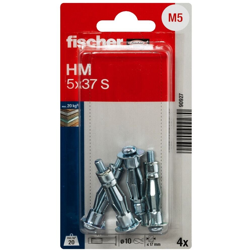 Fischer Ankeris Fischer, GKP 5x37, 4 vnt. 1 Fischer Ankeris Fischer, GKP 5x37, 4 vnt. 1