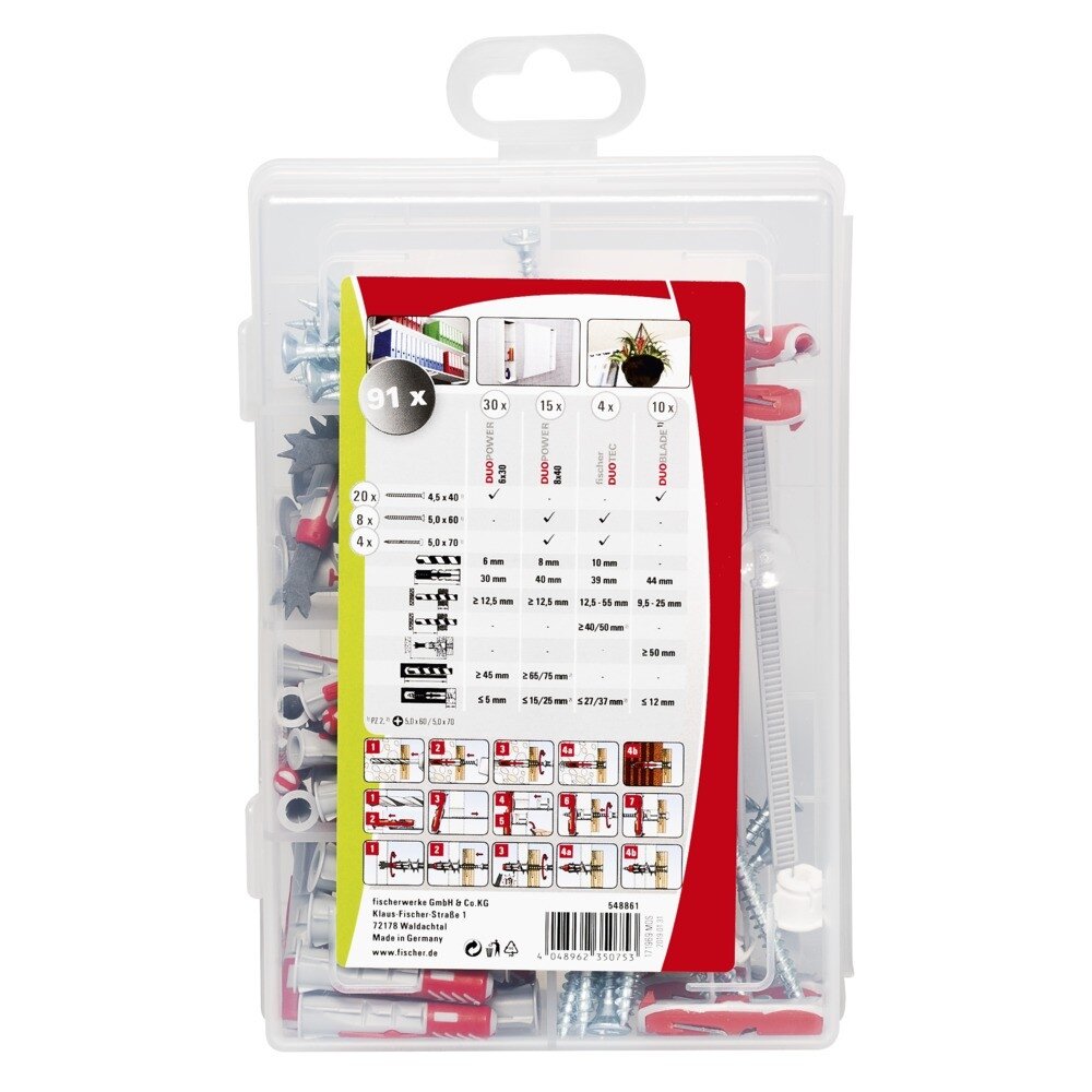 Fischer FISCHER PROFI-BOX DUOLINE, 91 VNT. 1 Fischer FISCHER PROFI-BOX DUOLINE, 91 VNT. 1
