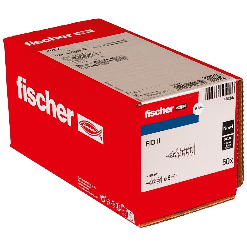 Fischer Kaištis izoliacinėms medžiagoms FID50 II ,Fischer 50 vnt. 1