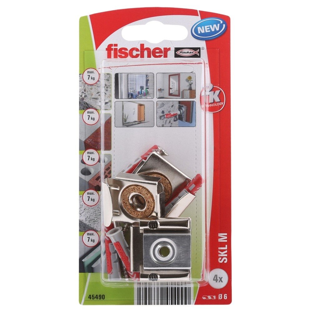 Fischer Veidrodžio laikiklis SKL-M K 4 vnt. 5