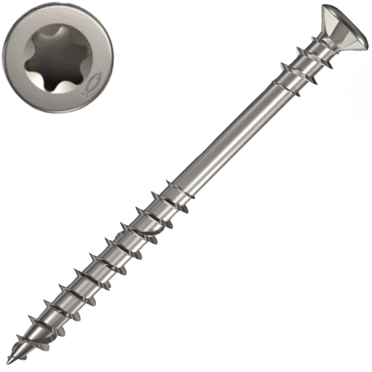 Fischer Medsraigčiai terasoms FPF-ST A2P 5,5 x 50 A2, 200 vnt. Fischer Medsraigčiai terasoms FPF-ST A2P 5,5 x 50 A2, 200 vnt.