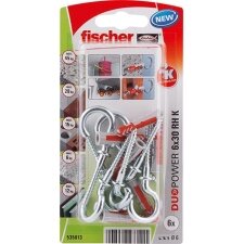 Fischer Dvik. kaišč. su C kabliu 6x30 mm, 6 vnt. 5