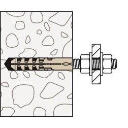 Fischer Nailoninis kaištis M 10 S 1 Fischer Nailoninis kaištis M 10 S 1
