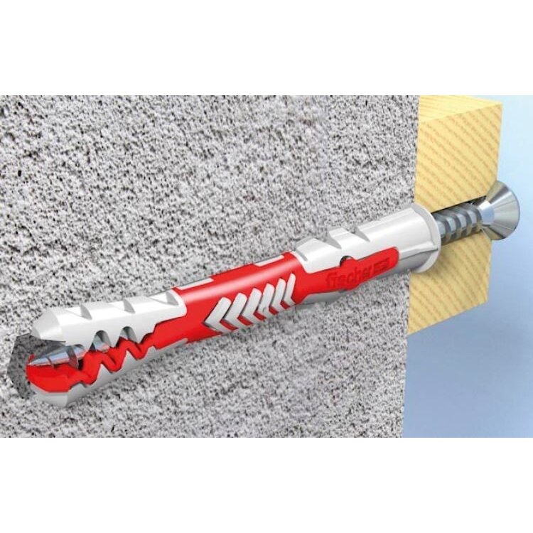 Fischer Univ. dvikomp. kaištis 8x65 mm, 50 vnt. 1 Fischer Univ. dvikomp. kaištis 8x65 mm, 50 vnt. 1