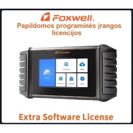 Foxwell i53 papildoma programinė įranga Foxwell i53 papildoma programinė įranga