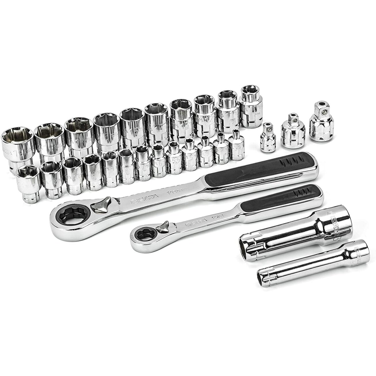 Galvučių rinkinys 3/8"+1/4" (30vnt) 1 Galvučių rinkinys 3/8"+1/4" (30vnt) 1
