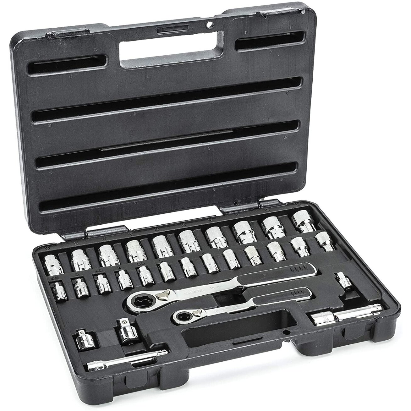 Galvučių rinkinys 3/8"+1/4" (30vnt) Galvučių rinkinys 3/8"+1/4" (30vnt)