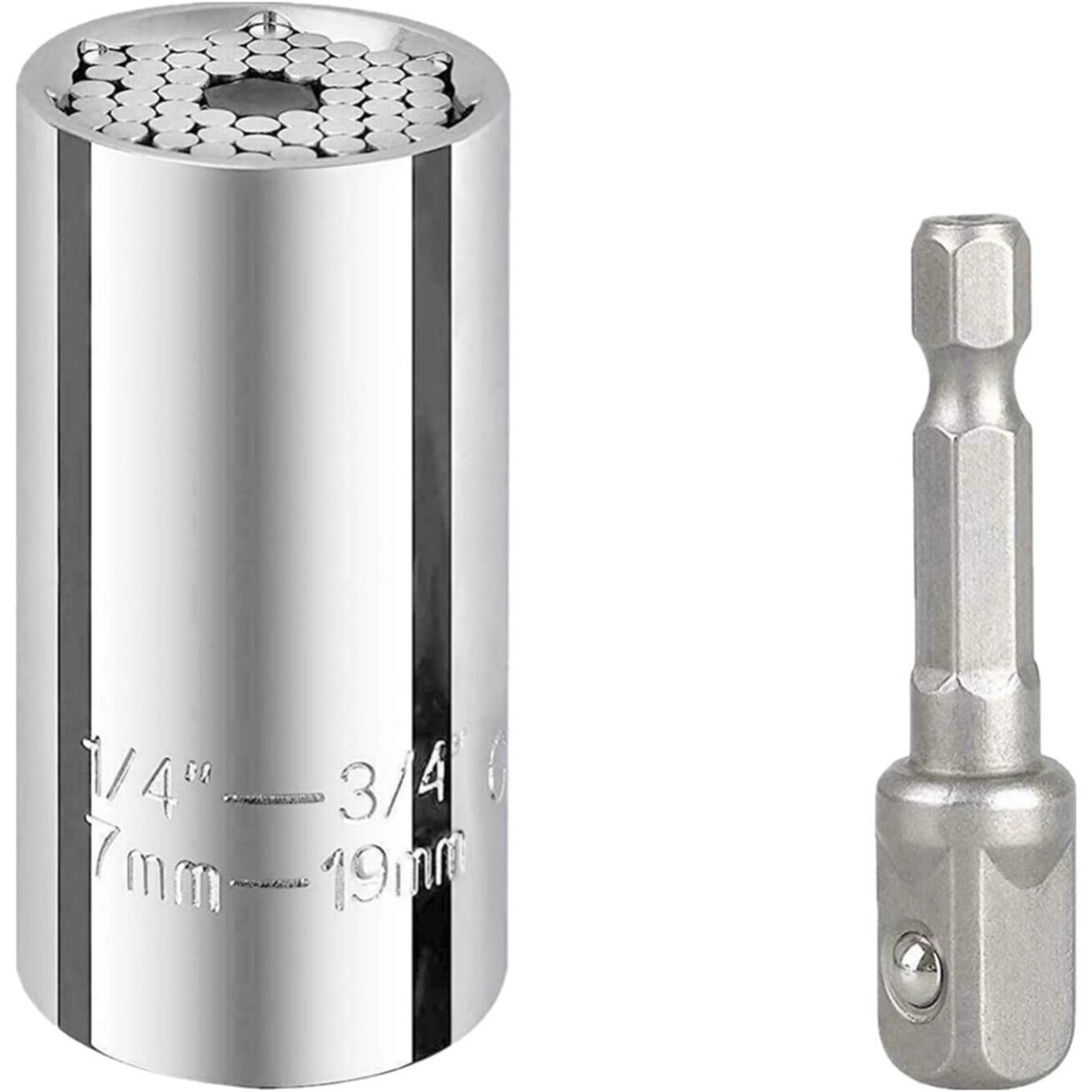 Galvutė universali su antgaliu (7-19mm) Galvutė universali su antgaliu (7-19mm)
