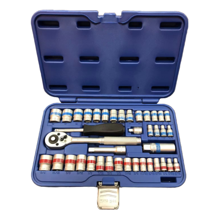 Galvučių rinkinys 3/8"+1/4" (40vnt) (SAE & metric) 2 Galvučių rinkinys 3/8"+1/4" (40vnt) (SAE & metric) 2