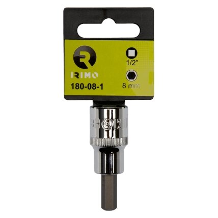 Galvutė su Hex antgaliu 19x60mm 1/2" Irimo blisteryje Galvutė su Hex antgaliu 19x60mm 1/2" Irimo blisteryje