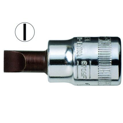 Galvutė su plokščiu antgaliu 6709F 1,2x8,0mm 1/4" Galvutė su plokščiu antgaliu 6709F 1,2x8,0mm 1/4"