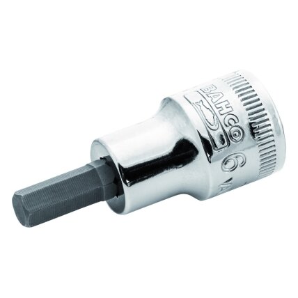 Galvutė su šešiakampiu antgaliu 7409M 4mm 3/8" Galvutė su šešiakampiu antgaliu 7409M 4mm 3/8"