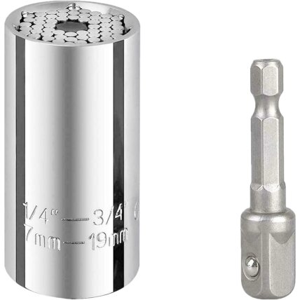 Galvutė universali su antgaliu (7-19mm) Galvutė universali su antgaliu (7-19mm)