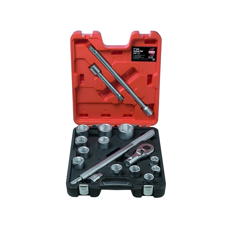 Galvučių ir priedų rinkinys 3/4" 22>50mm Galvučių ir priedų rinkinys 3/4" 22>50mm