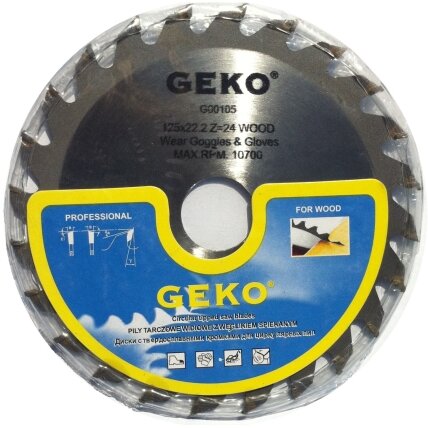 Geko Pjovimo diskas ECO 125x22,2x40T Geko Pjovimo diskas ECO 125x22,2x40T