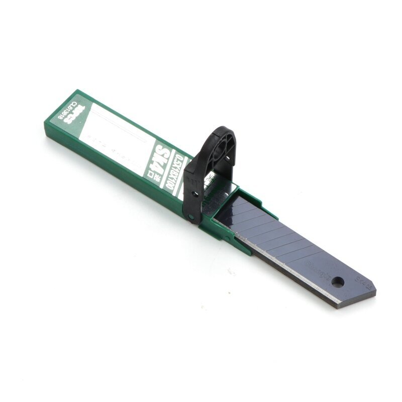 Geležtė nulaužiama peiliui 18mm (juoda) SK4 10vnt. 1 Geležtė nulaužiama peiliui 18mm (juoda) SK4 10vnt. 1