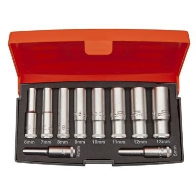 Gilių galvučių rinkinys 4-13mm 1/4" 10 vnt