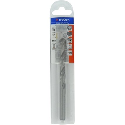 Grąžtas metalui HSS "T LINE" (Ø) 9,5 mm pilnai šlifuotas,118⁰ kampas,centruojantis DIN338,blisteryje Grąžtas metalui HSS "T LINE" (Ø) 9,5 mm pilnai šlifuotas,118⁰ kampas,centruojantis DIN338,blisteryje