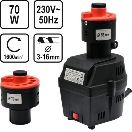 Grąžtų galandinimo staklės 70W, 230V Grąžtų galandinimo staklės 70W, 230V