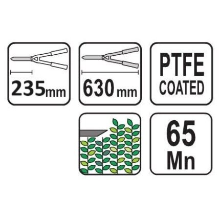 Gyvatvorių žirklės 630mm 1 Gyvatvorių žirklės 630mm 1