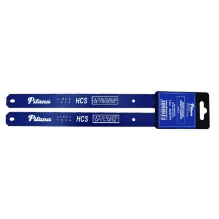 HCS dvipusė geležtė metalui/plastikui, 300x25mm 24/14TPI, 2vnt. HCS dvipusė geležtė metalui/plastikui, 300x25mm 24/14TPI, 2vnt.