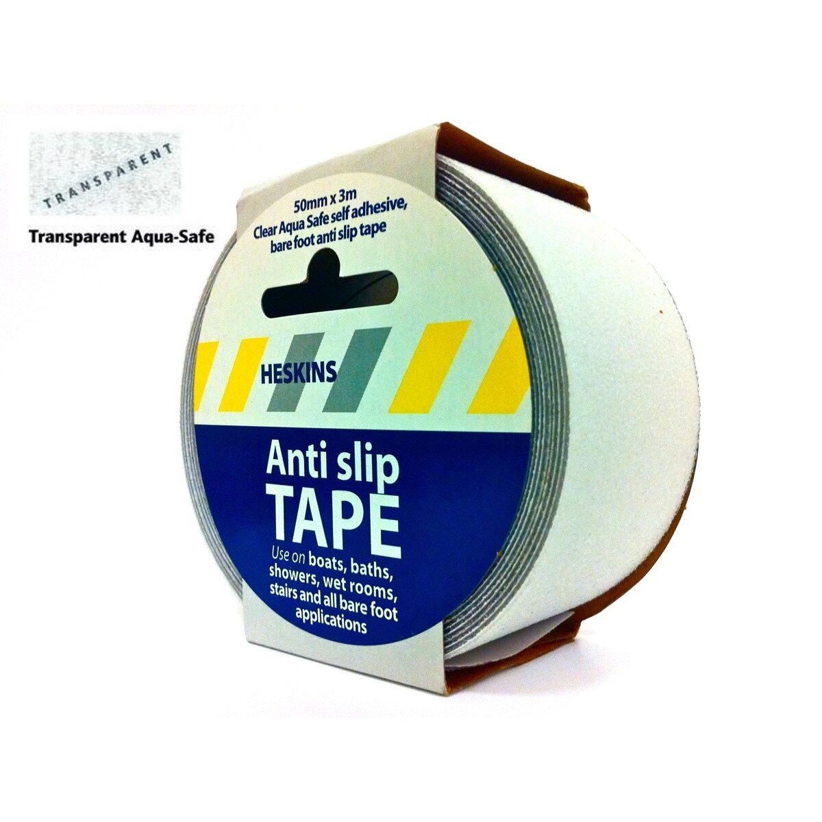 HESKINS Juosta AQUA SAFE 50 mm x 3 m, skaidri HESKINS Juosta AQUA SAFE 50 mm x 3 m, skaidri