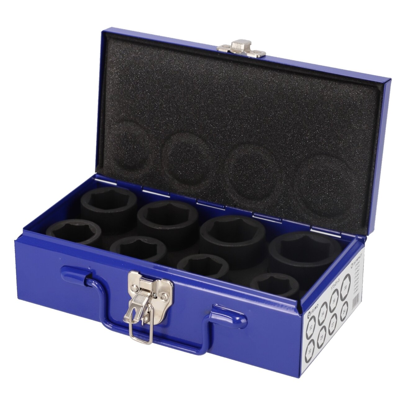 Hexagon impact socket set 8pcs 24-38mm 3/4" Irimo Hexagon impact socket set 8pcs 24-38mm 3/4" Irimo