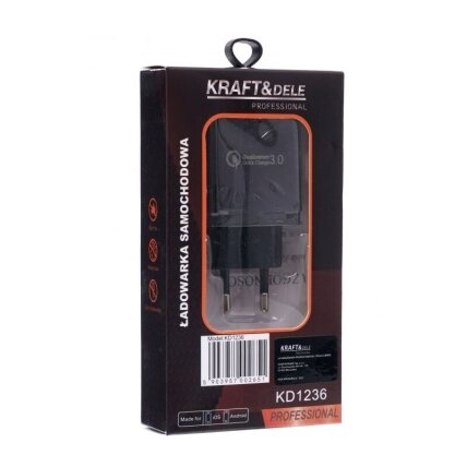 Įkroviklis 220V greito krovimo 2xUSB/2.1A +1USB/QC3.0 6