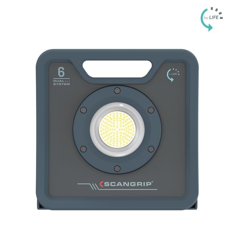 Įkraunama darbo lempa Scangrip NOVA 6K C+R For life, 6000lm, IP67 Įkraunama darbo lempa Scangrip NOVA 6K C+R For life, 6000lm, IP67