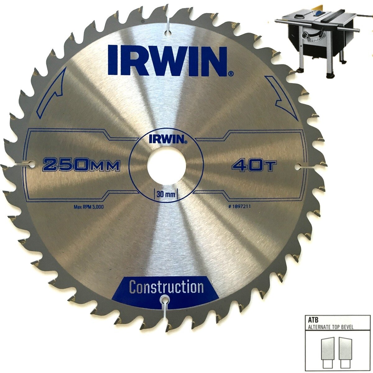 IRWIN Pjov. diskas 300x30x48T 3,2 mm ATB