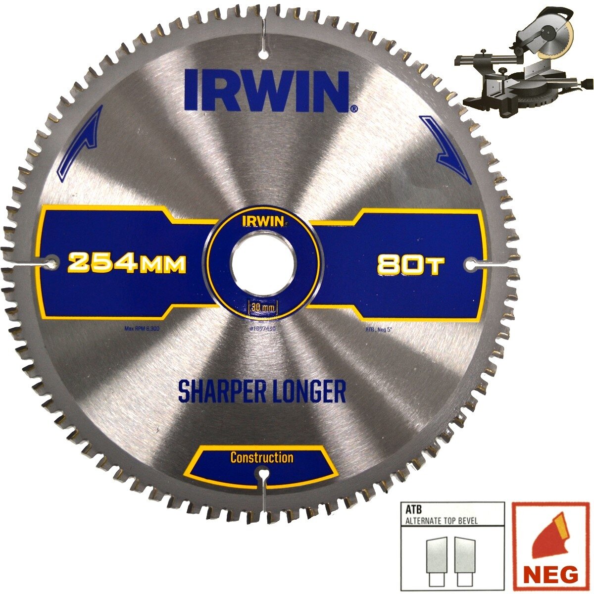 IRWIN Statyb. pj. d. 216x30x60T 2 mm ATB/N