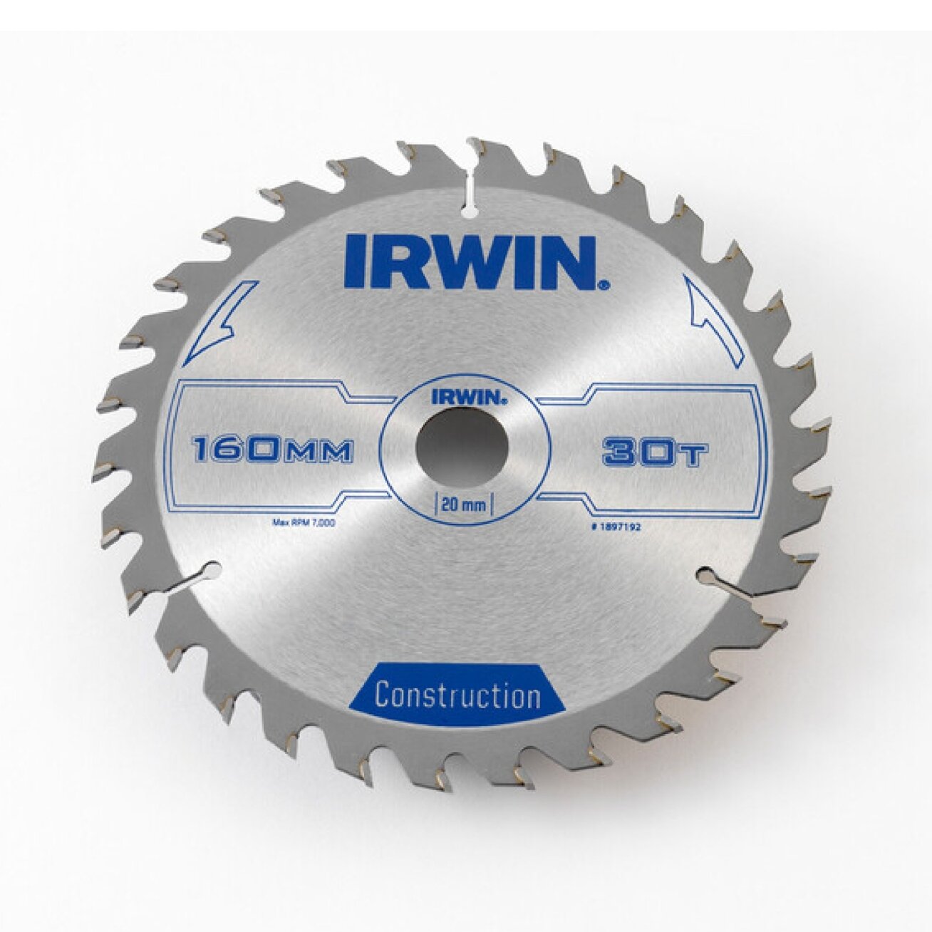 IRWIN Pjov. diskas 160x20(16)x30T 2,5 mm ATB IRWIN Pjov. diskas 160x20(16)x30T 2,5 mm ATB