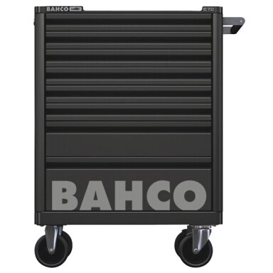 Įrankių vežimėlis Bahco E72, 8 stalčiai, 952x692x510mm, juodas
