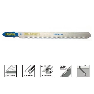 IRWIN Ilgesnis pjūklelis metalui 132 mm „IRWIN" T318A