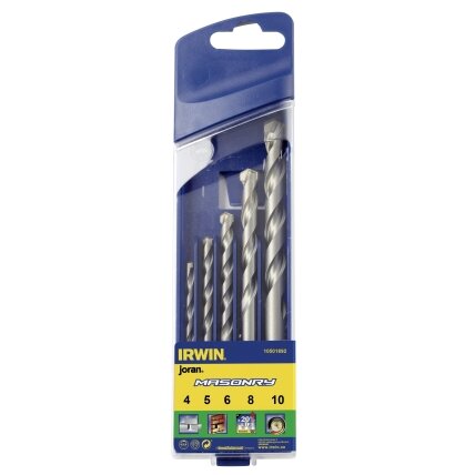 IRWIN Grąžtų rinkinys MASONRY 4-12 mm IRWIN Grąžtų rinkinys MASONRY 4-12 mm