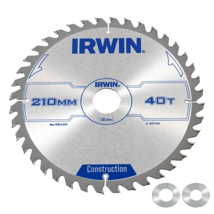 IRWIN Pjov. diskas 210x30(20,16)x40T 2,5 mm ATB IRWIN Pjov. diskas 210x30(20,16)x40T 2,5 mm ATB